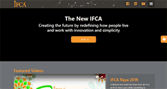 Desktop Screenshot of ifca.com.my
